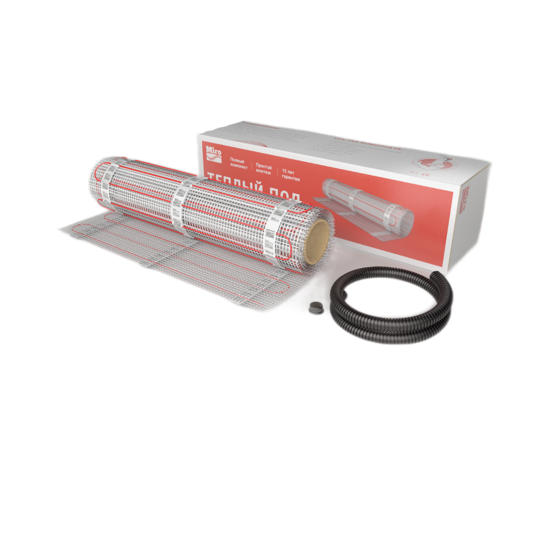 Нагревательный мат Miro 4,0 м2 - 600 Вт (150 Вт/м2)
